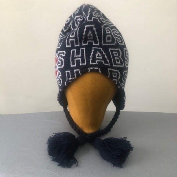 Habs Montreal Canadians NHL Hockey‎ Trapper Hat Toque - One Size - Picture 2 of 9